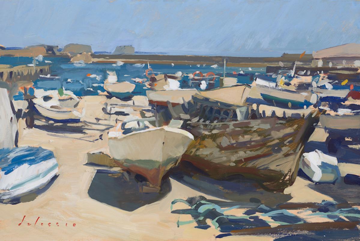 Marc Dalessio Landscape Painting - Sarges Port
