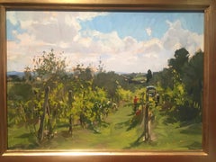 "Vendemmia No. 2" Landscape, Plein-air, outdoors