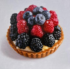 Blackberry, Raspberry, and Blueberry Tart with Hair