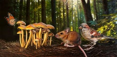 Sparrow and Jumping Mouse Find the Magic Mushrooms
