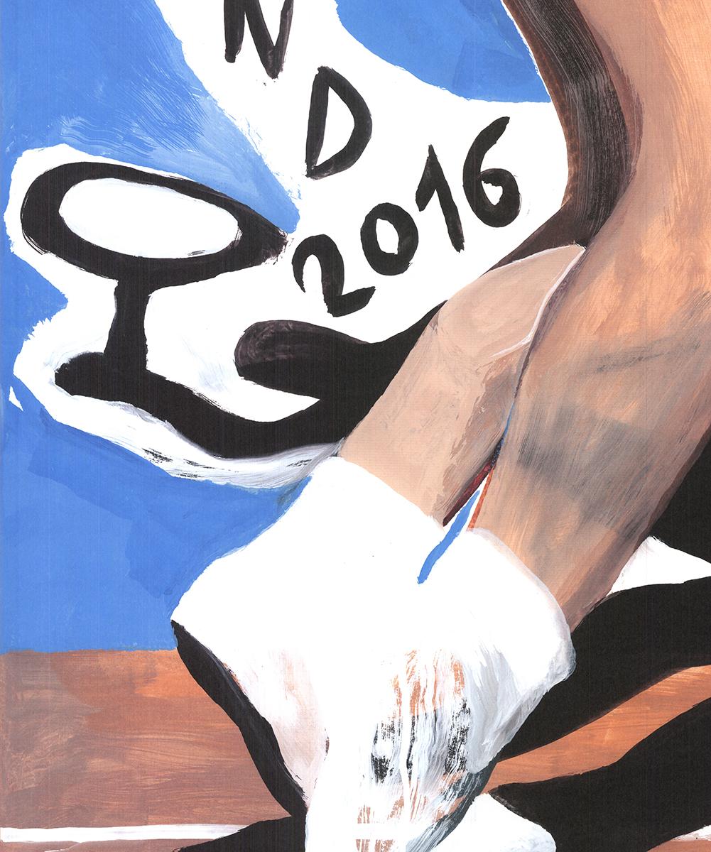 Desgrandchamps-Roland Garros French Open 2016 Vintage - Contemporary Print by Marc Desgrandchamps