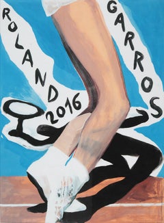 Desgrandchamps-Roland Garros Abierto de Francia 2016 Vintage