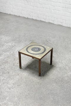 Tavolino scultura brutalista Marc D'Haenens, Belgio, anni '70