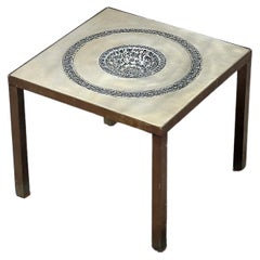 Marc D'haenens Brutalist Sculpture Side Table, Belgium 1970's
