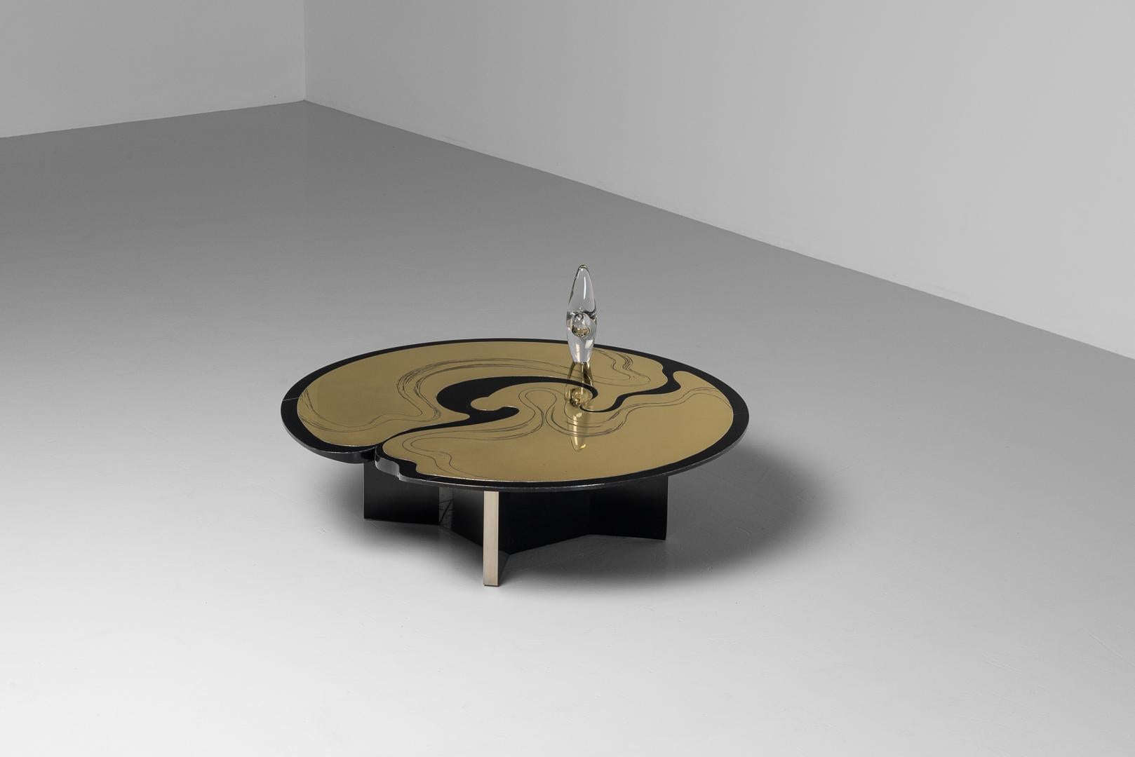 Marc D'haenens sculptural coffee table Belgium 1970 6