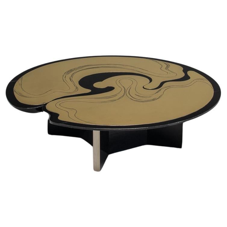 Marc D'haenens sculptural coffee table Belgium 1970 For Sale