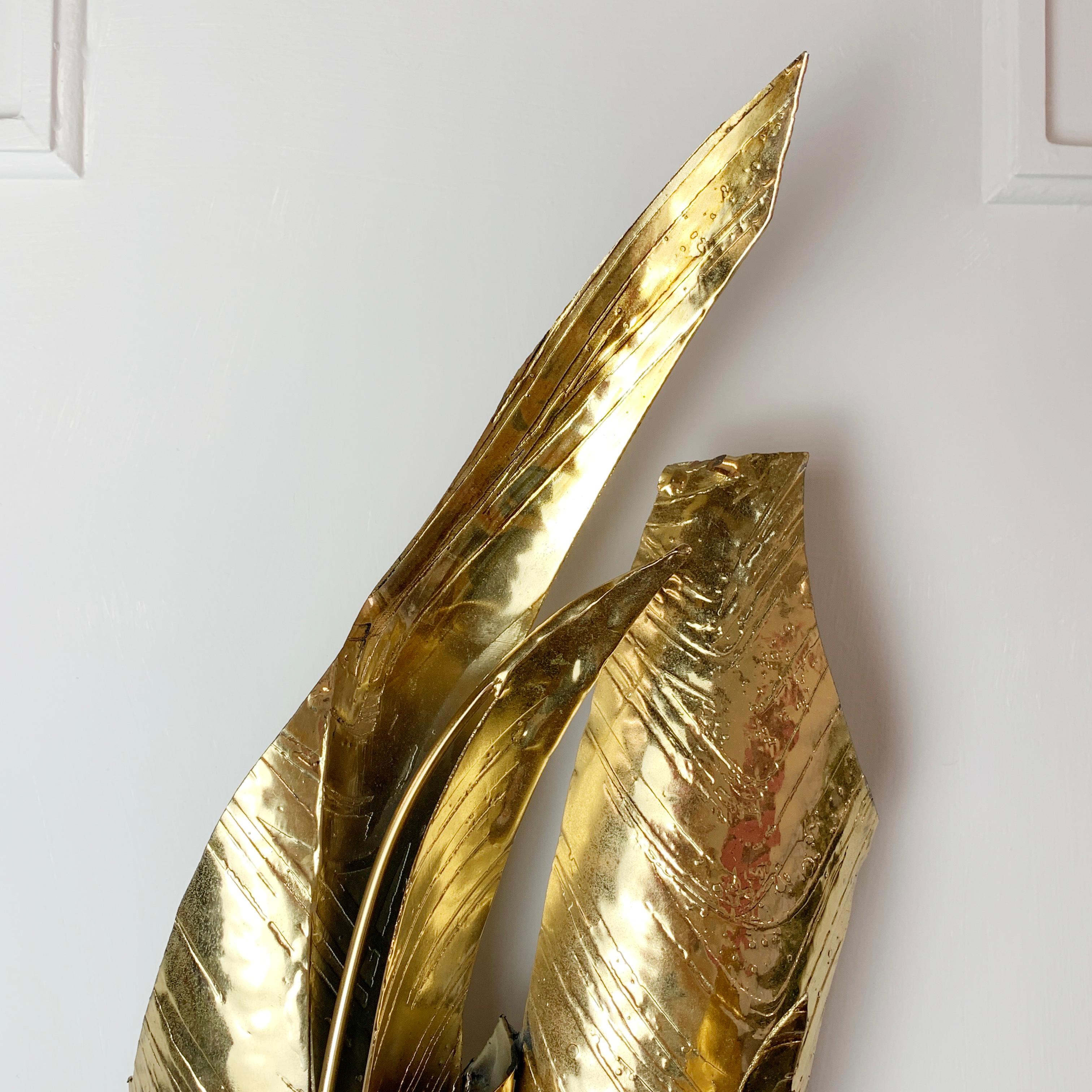 Marc d'Haenens Signierte beleuchtete Wandskulptur-Leuchte aus Goldachat, signiert im Angebot 5