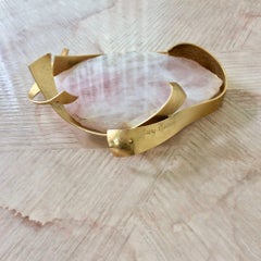 Marc D'Haenens Unique Coffee Table with Pink Quartz, circa 1980, Belgium