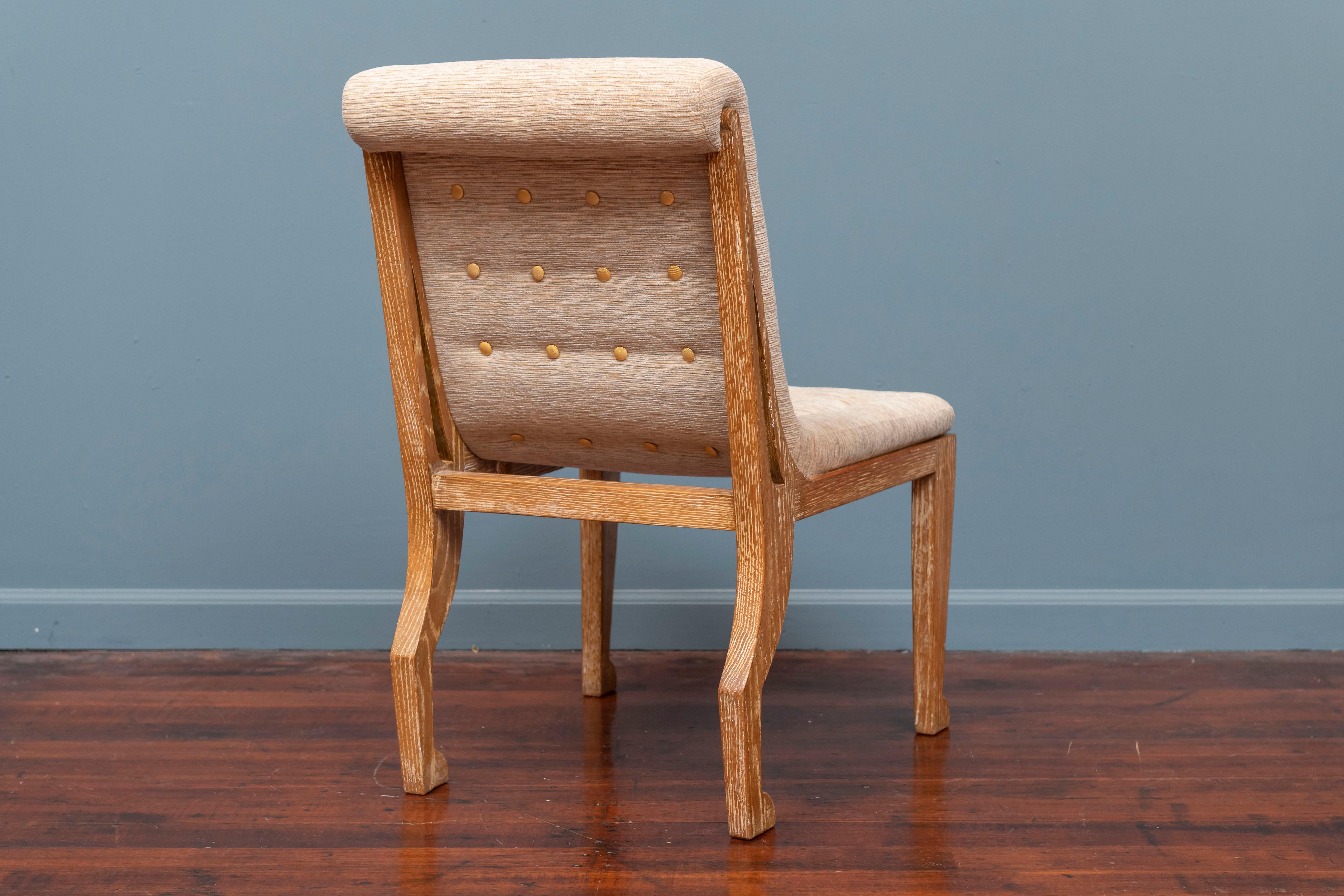 Mid-20th Century Marc du Plantier Style Slipper Chair