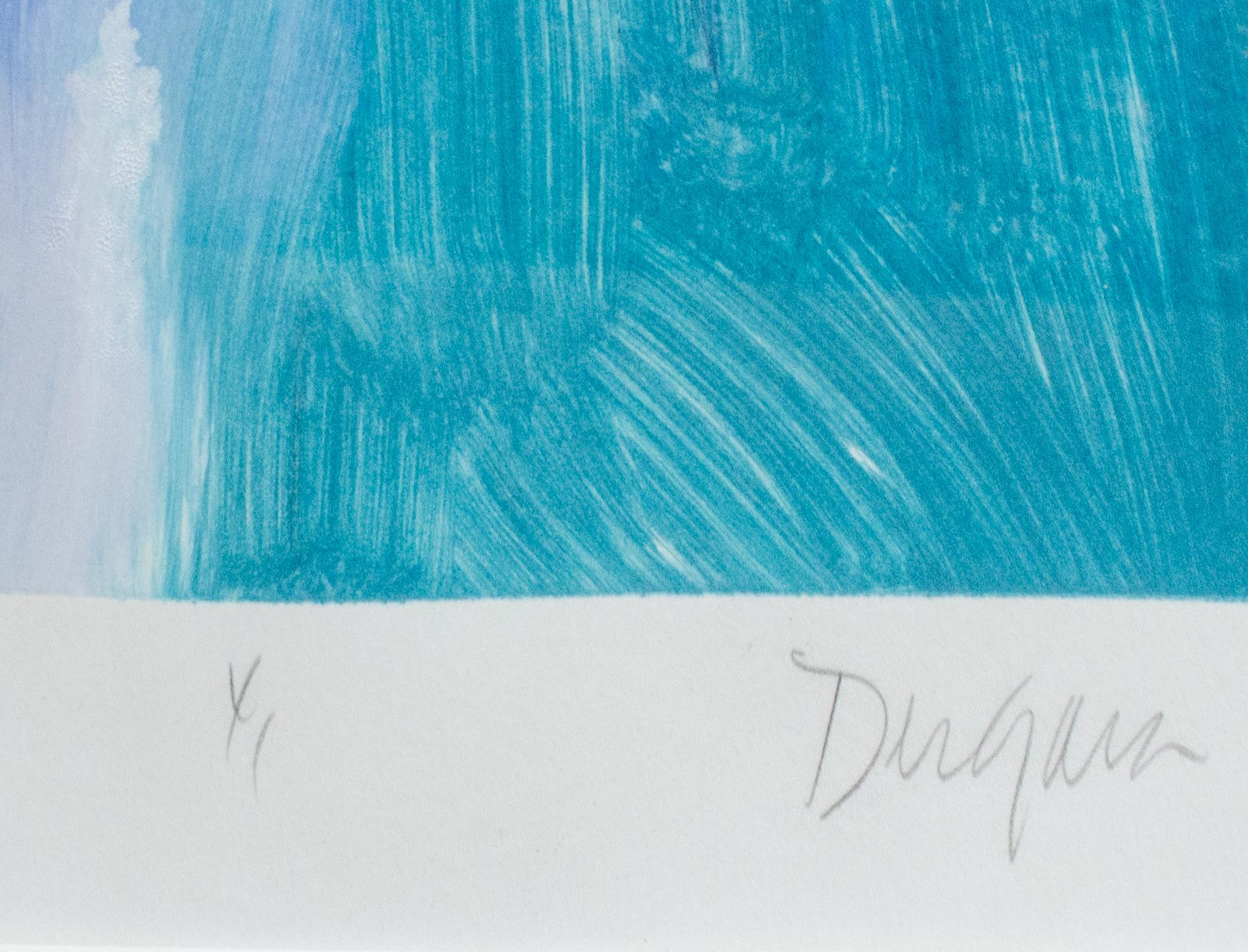 Abstraction française colorée à l'acrylique signée par Marc Dugain en vente 2