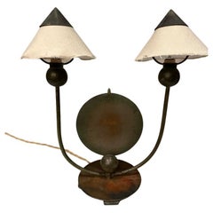 Used Marc Erol French Deco Bronze Lamp