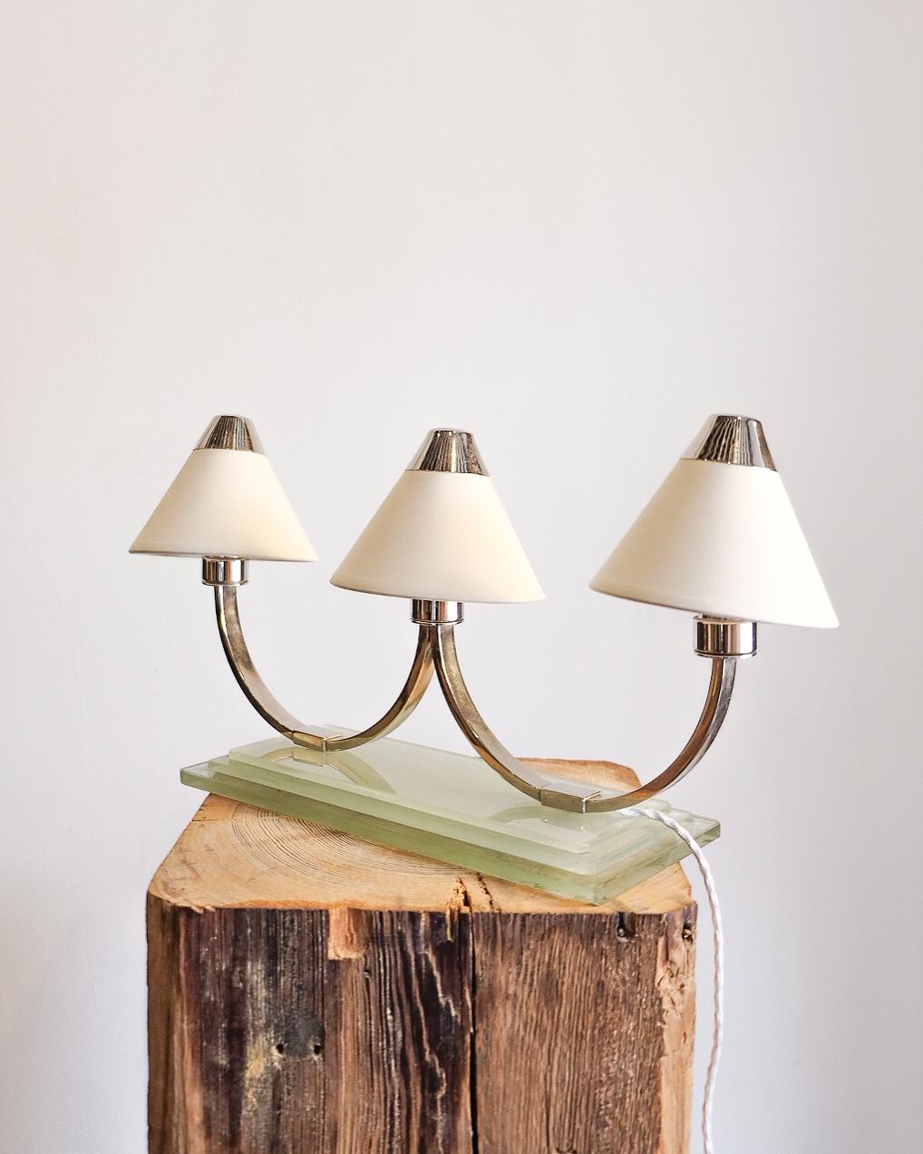 French Marc Erol Lamps For Sale