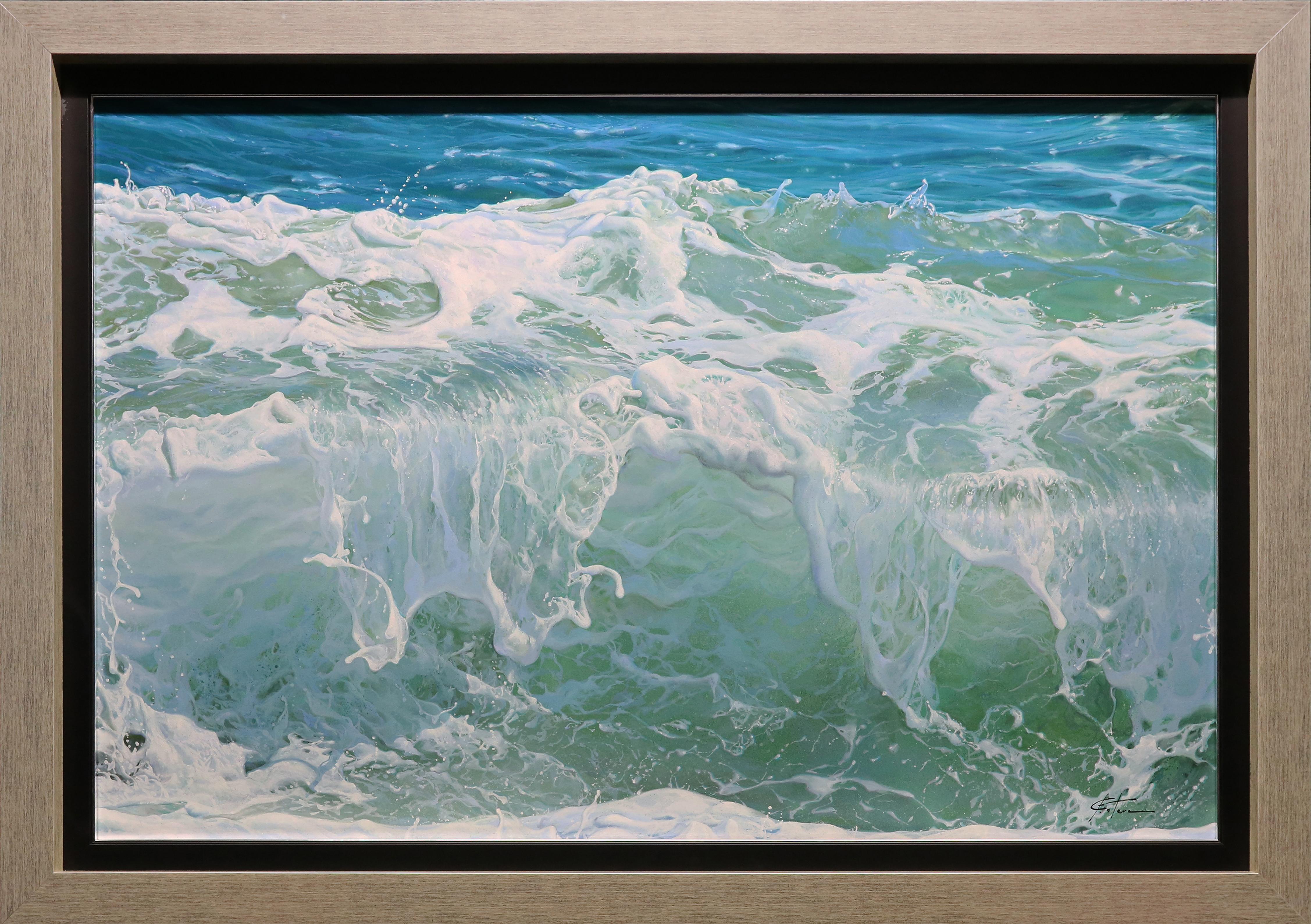 Sea Fever: Hyperrealist Ocean Painting Oil on Canvas