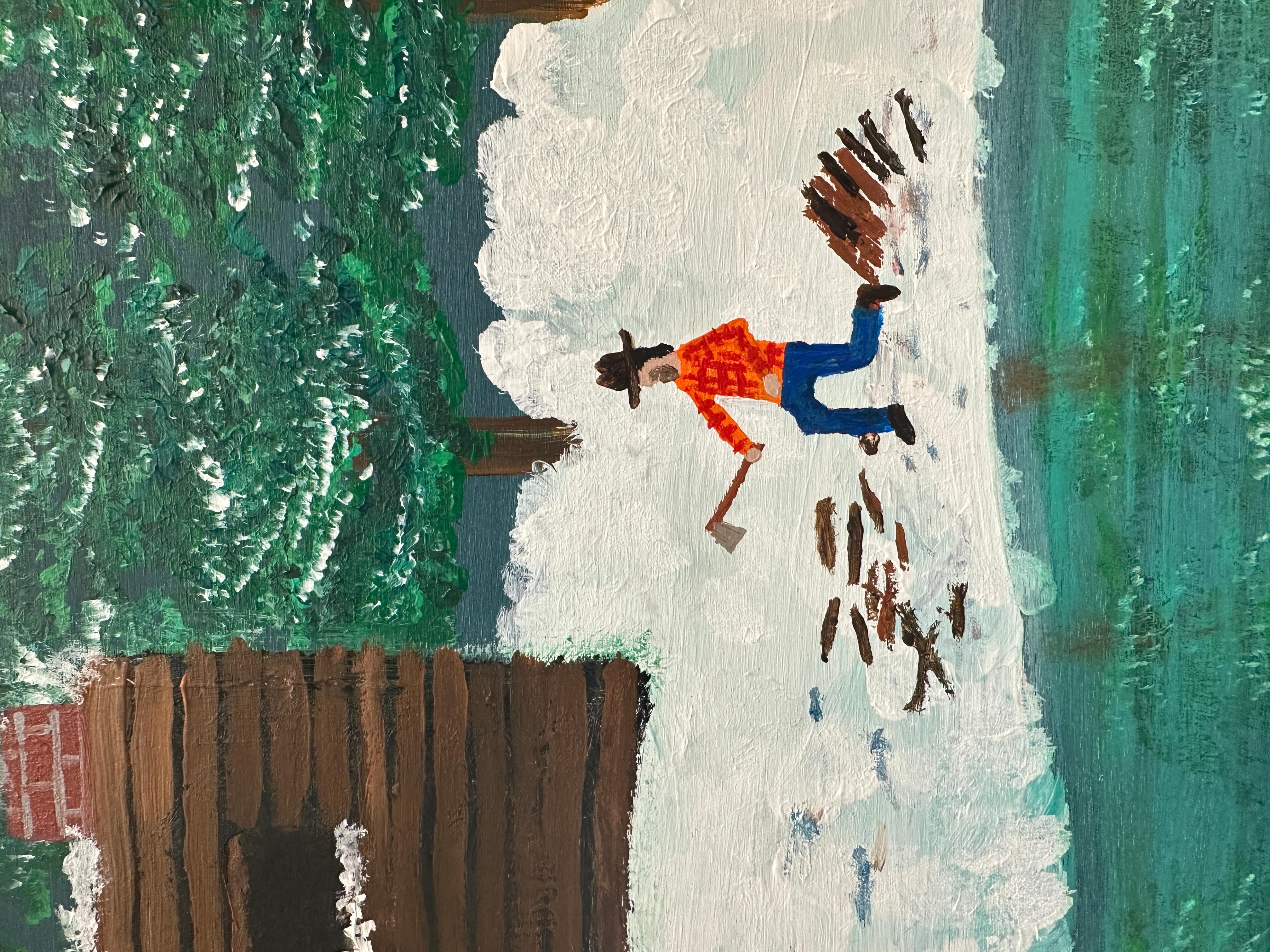 Tagliare il Wood - Painting di Marc Etherington