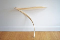 Marc Fish Ethereal Sculptural Organic Console Table Sycamore and Resin Uk 2022