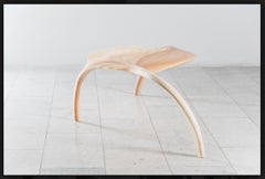 Marc Fish Ethereal Sculptural Organic Low Table Sycamore and Resin Uk 2022