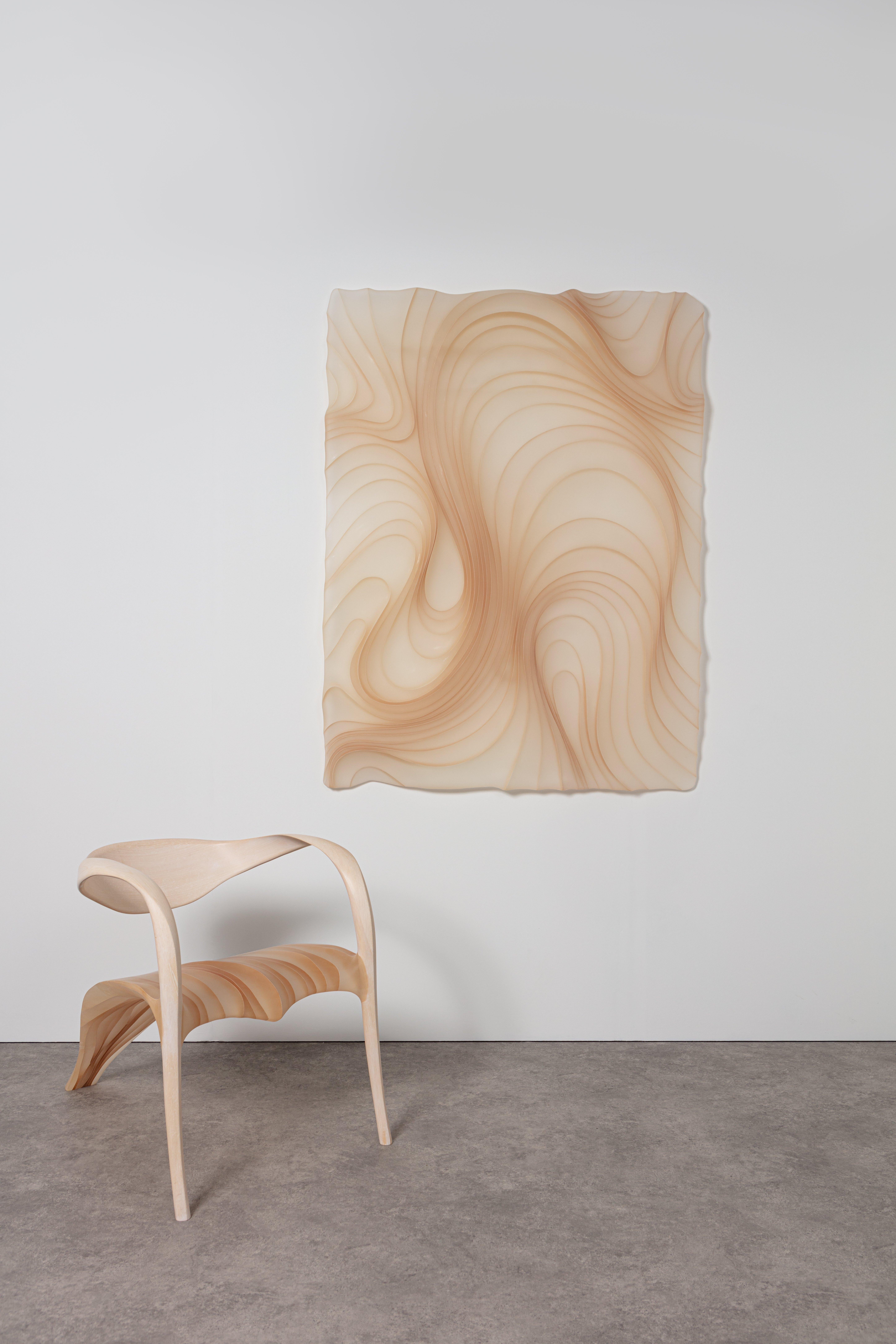 Organic Modern Marc Fish, Ethereal Single Wall Panel. For Sale