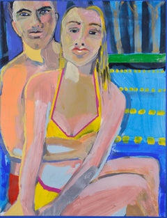 "Après Swim", Figurativa moderna a bordo piscina