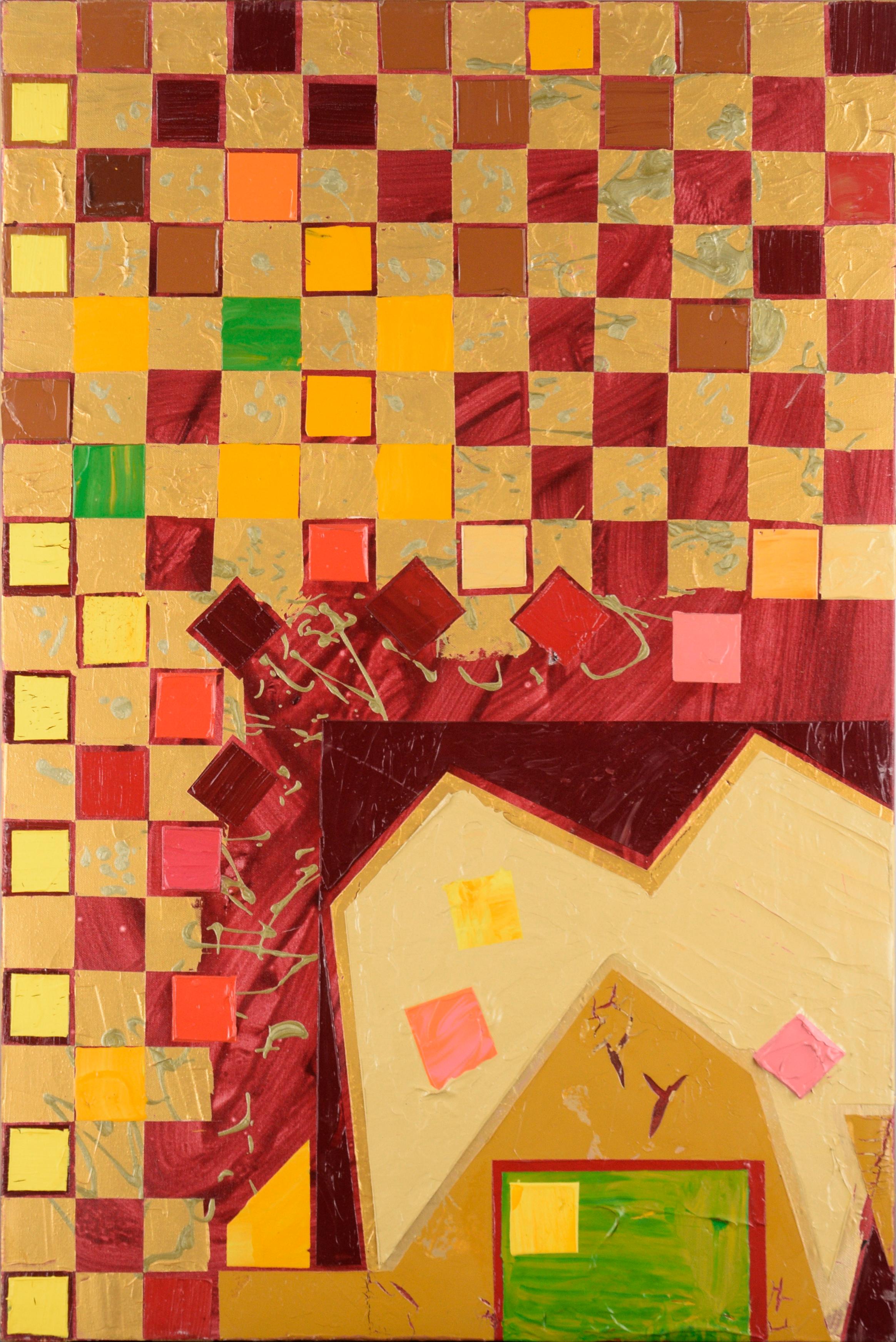 Marc Foster Grant Abstract Painting - Colorful Squares #2