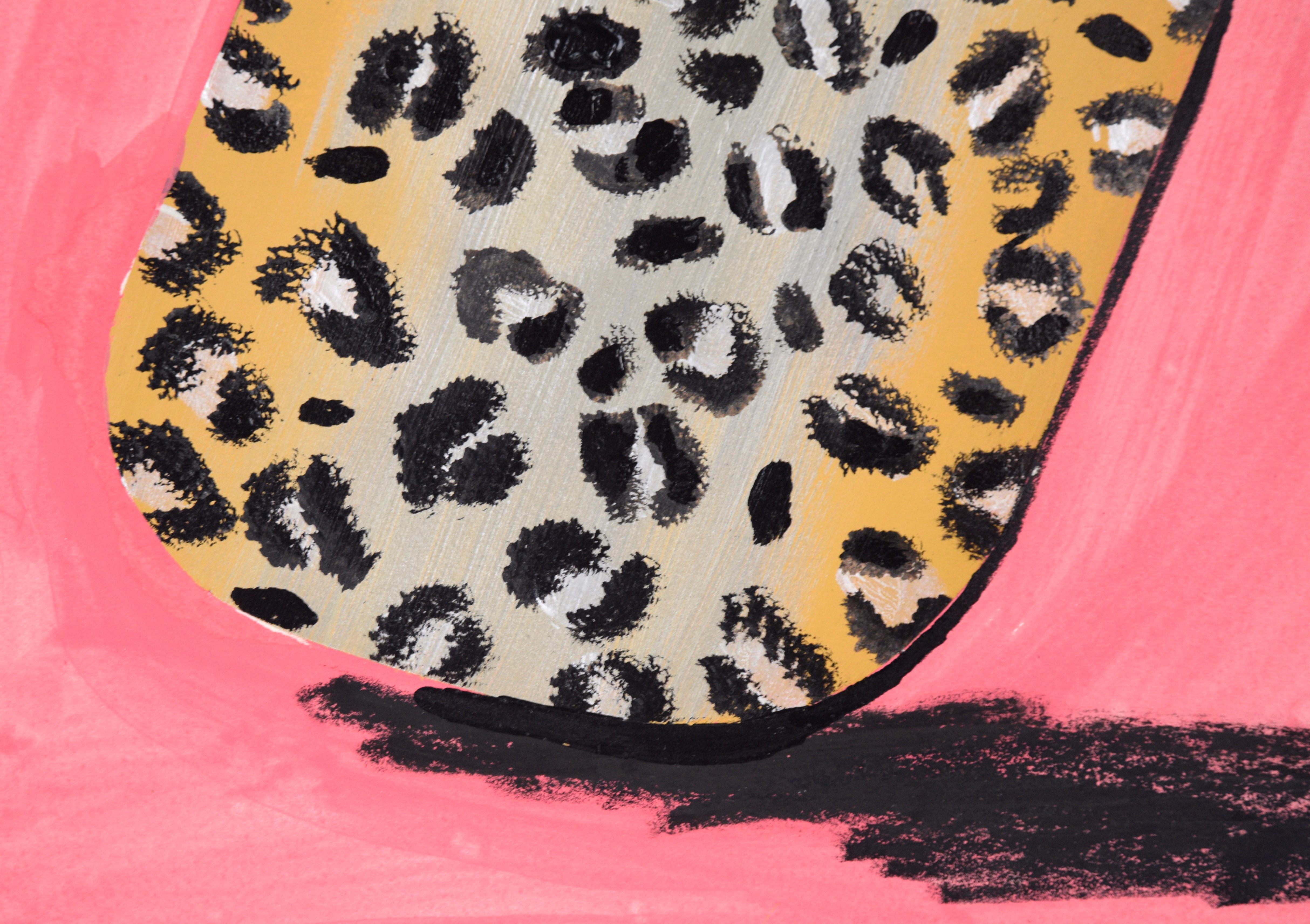 painting leopard print