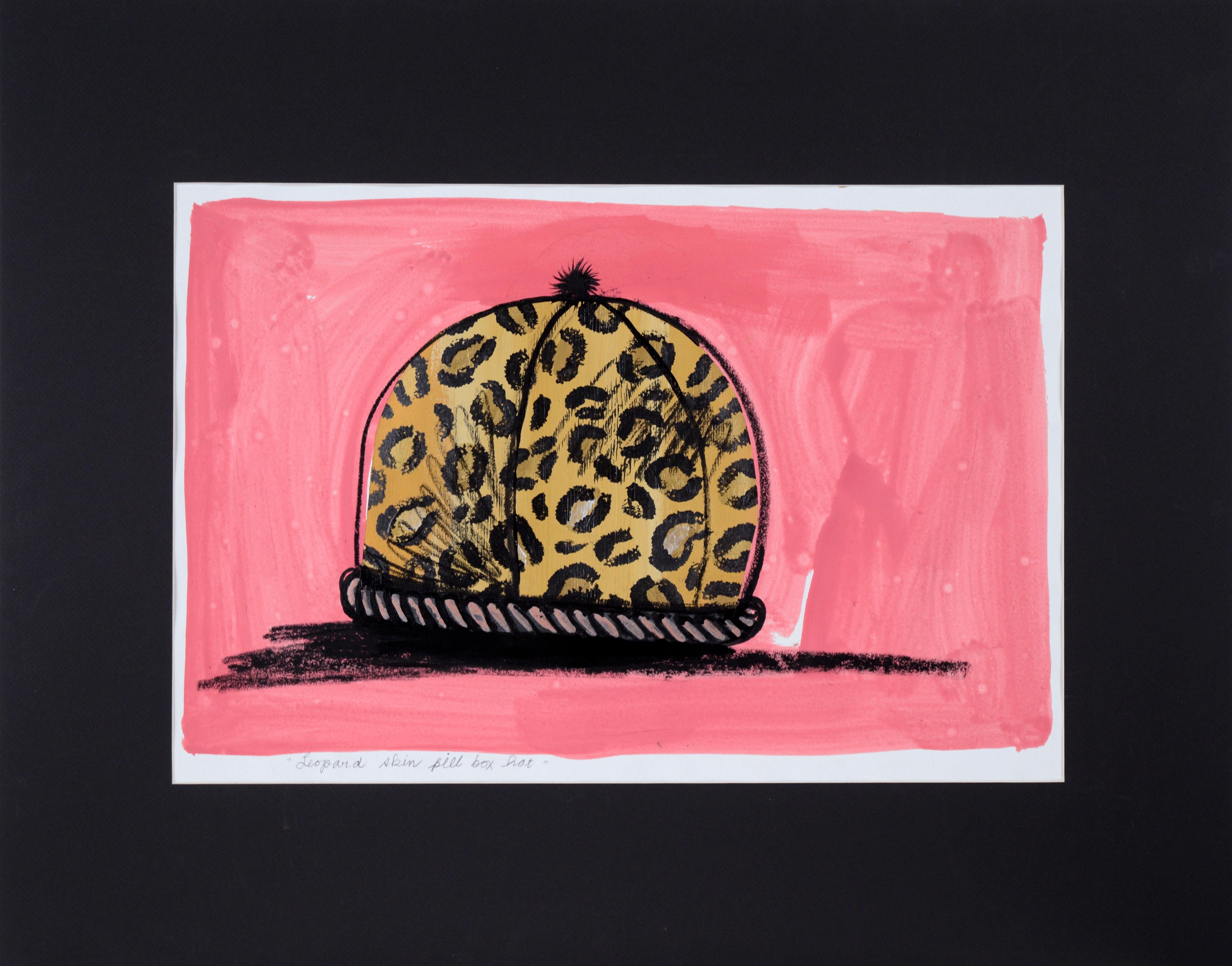 "Leopard Skin Pill Box Hat" - Pop Art