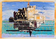 "Mont-Saint-Michel" Paysage abstrait