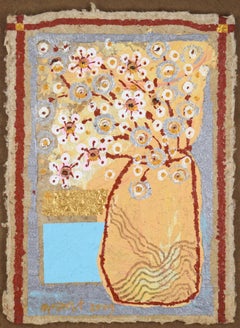 "Plum Blossoms on a Blue Stripe"
