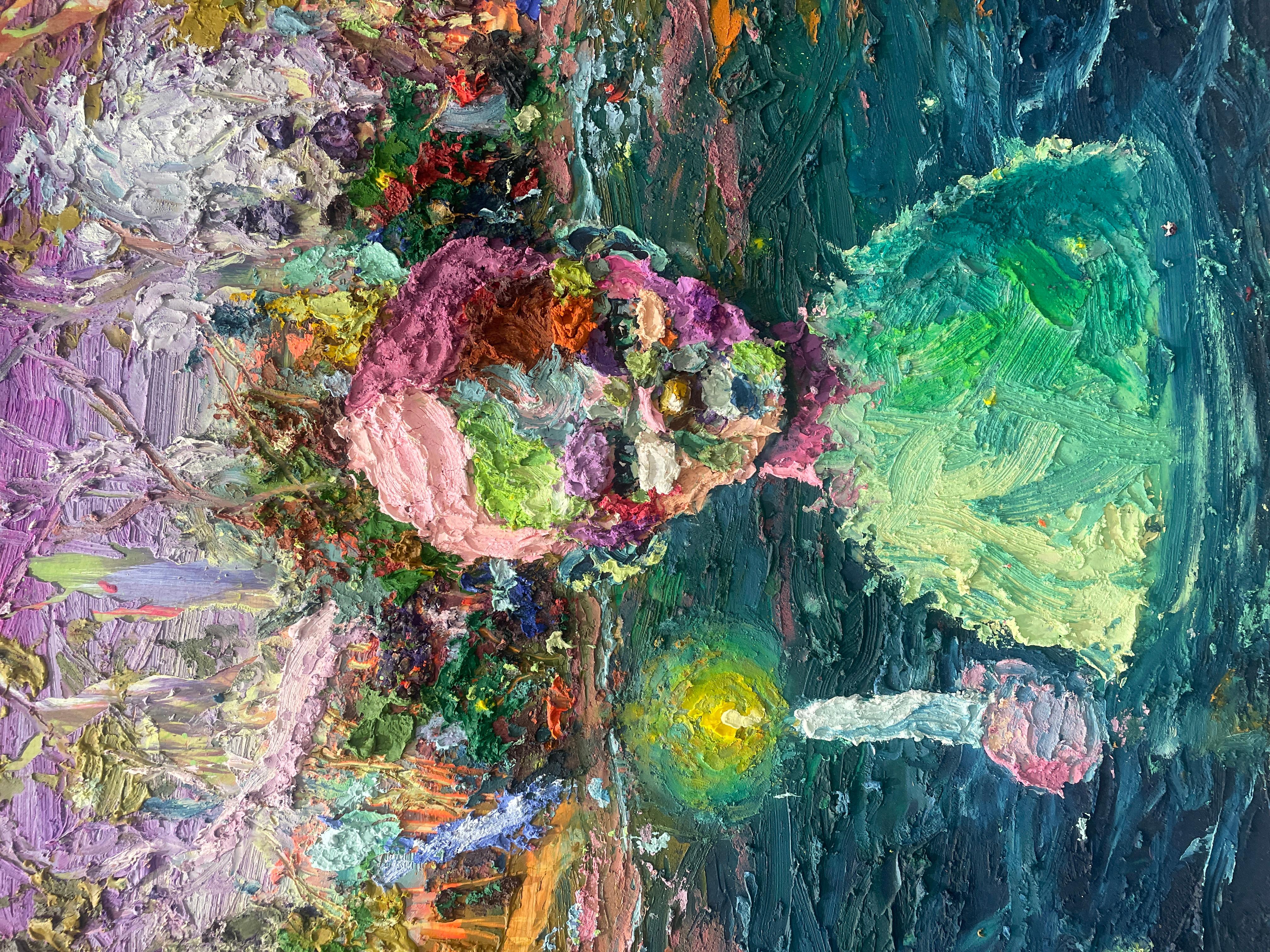 MARC GONZ
 
THE HIDDEN GAZE
 
When confronted with the universe of Marc Gonz, we discover creations that seem to be the result of a working session of a hyperactive action painter who could not stop feverishly adding layers and layers of paint to