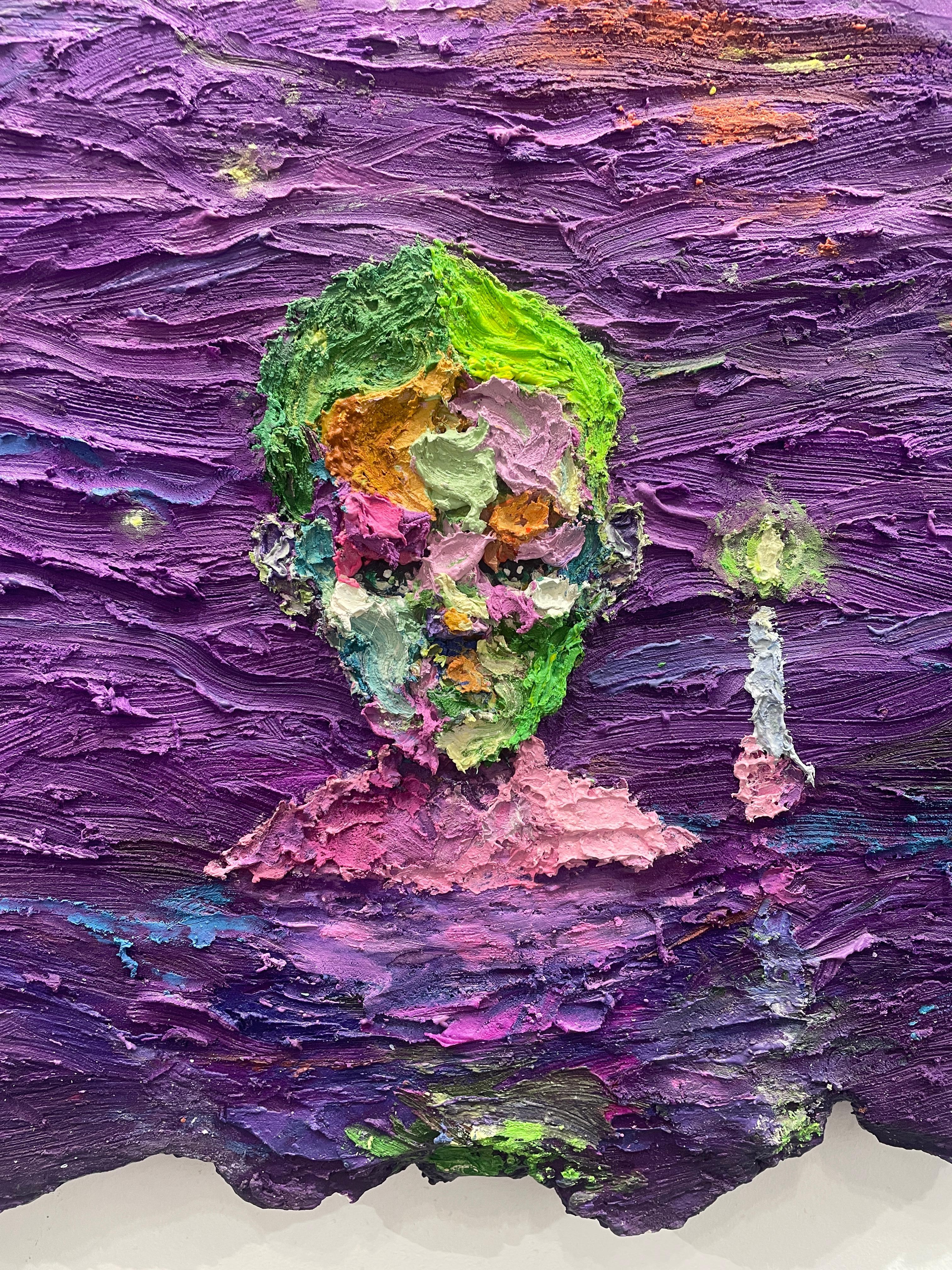Jungle Kid - Painting Abstracto de Marc Gonz