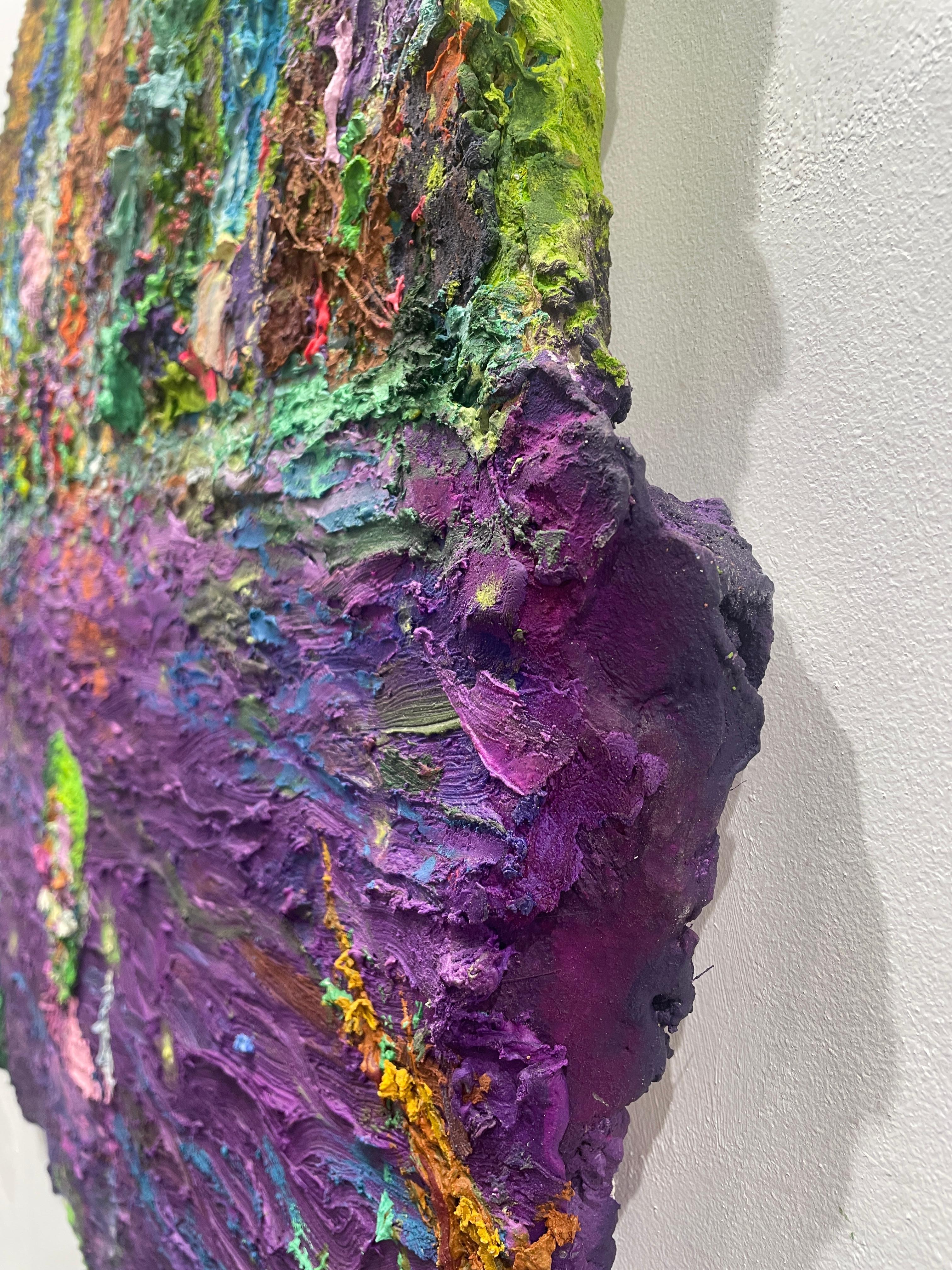 MARC GONZ
 
THE HIDDEN GAZE
 
When confronted with the universe of Marc Gonz, we discover creations that seem to be the result of a working session of a hyperactive action painter who could not stop feverishly adding layers and layers of paint to