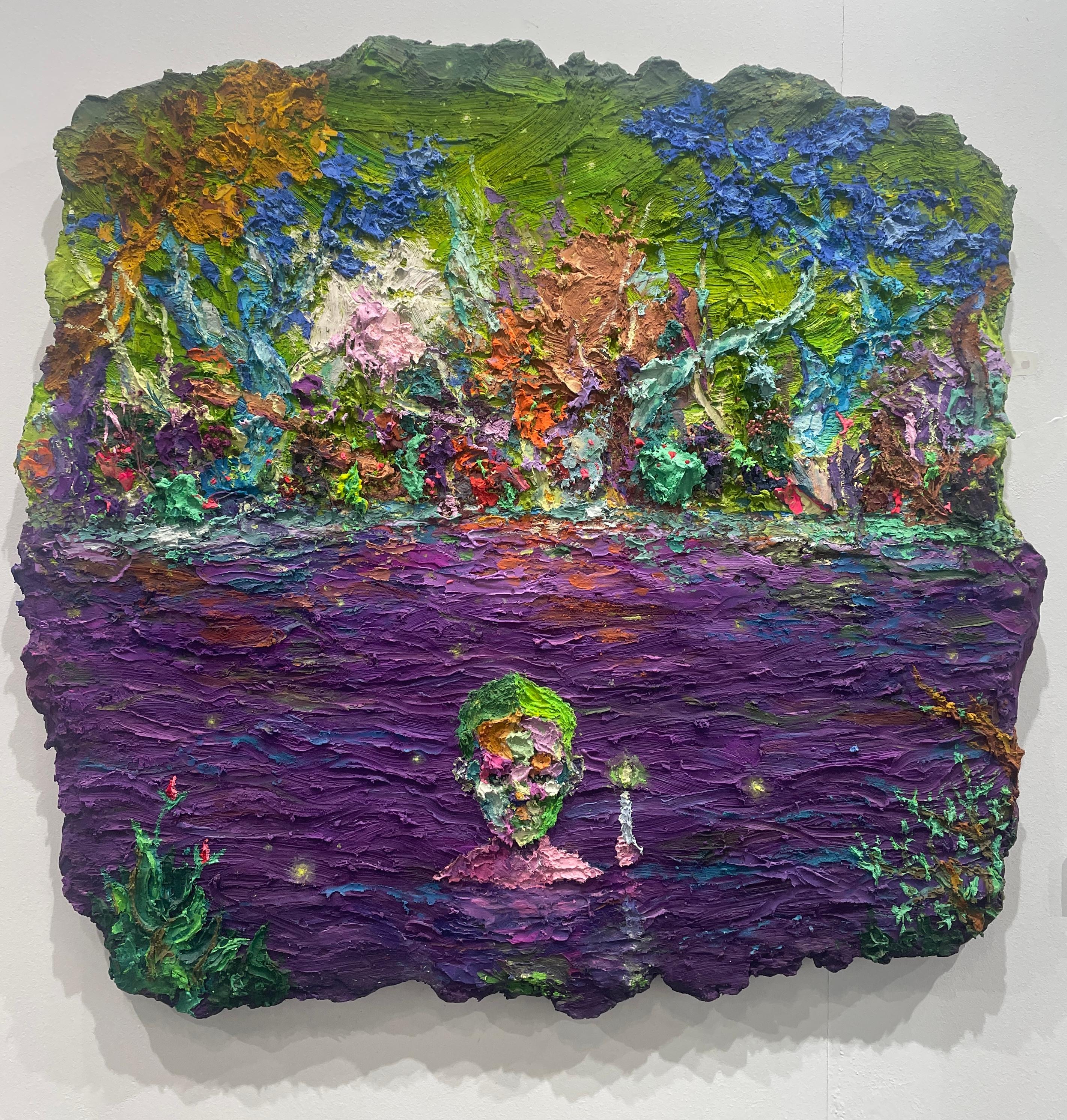 Figurative Painting de Marc Gonz - Jungle Kid