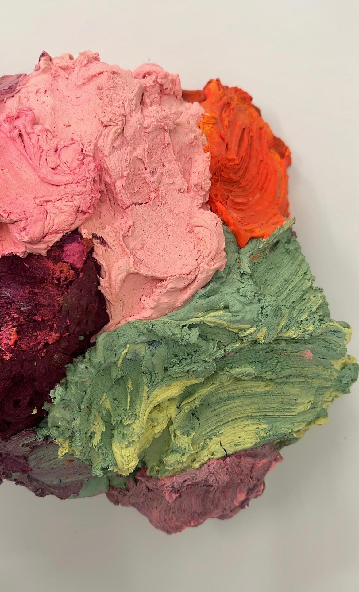 Tarta de porcelana II - Abstract Painting Marrón de Marc Gonz