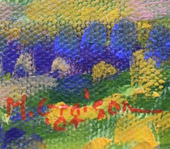 "CALIFORNIA WILDFLOWERS" CALIFORNIA ARTIST FRAMED 15.75 X 18.75