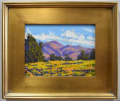 "CALIFORNIA WILDFLOWERS" CALIFORNIA ARTIST FRAMED 15.75 X 18.75