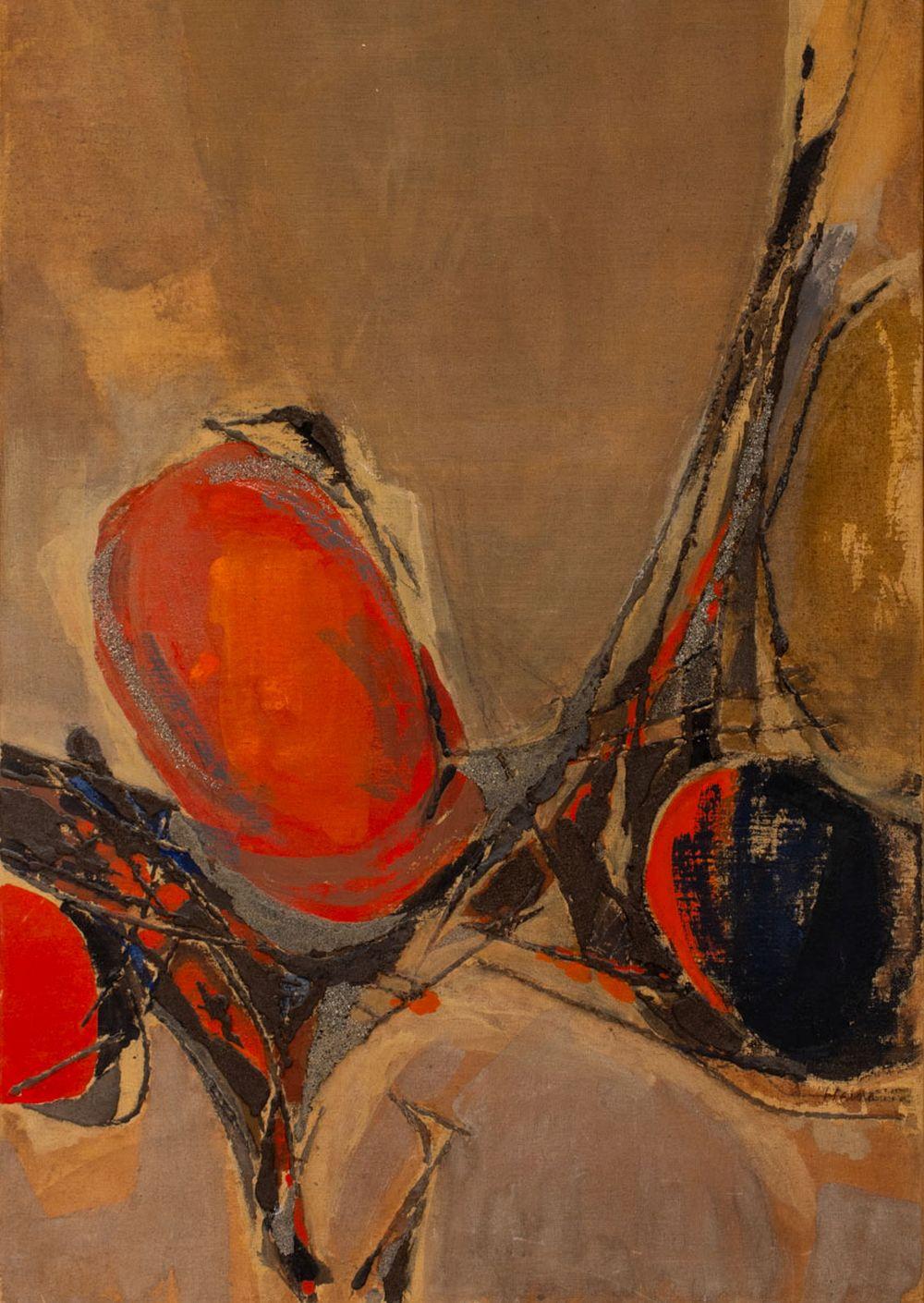 Abstrakte Komposition (Moderne), Mixed Media Art, von Marc Heine