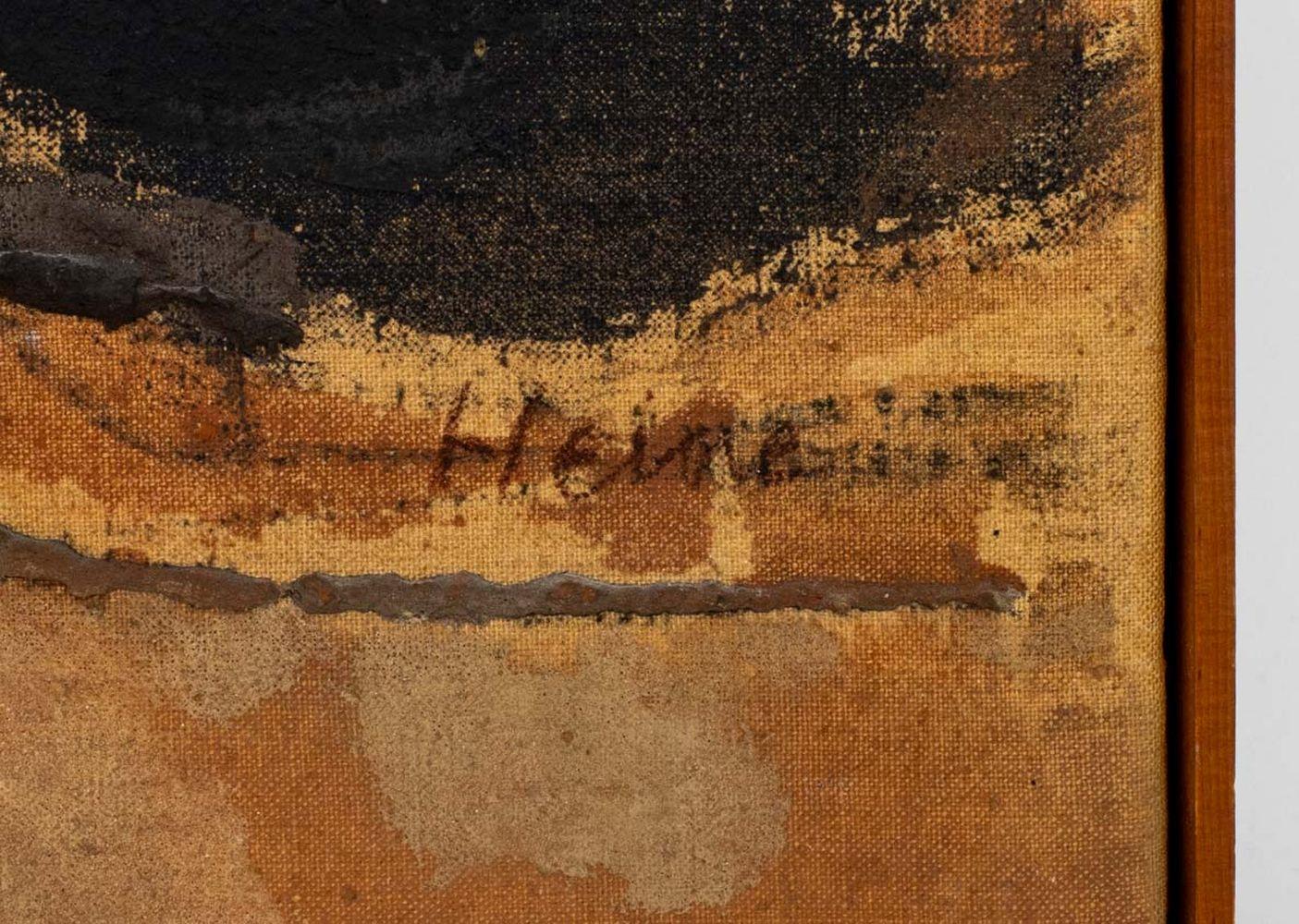 Marc Heine (deutsch/amerikanisch, 1919-2007), Abstrakte Komposition, Mischtechnik auf Leinwand, rechts unten signiert, Holzrahmen. Bild: 66,25
