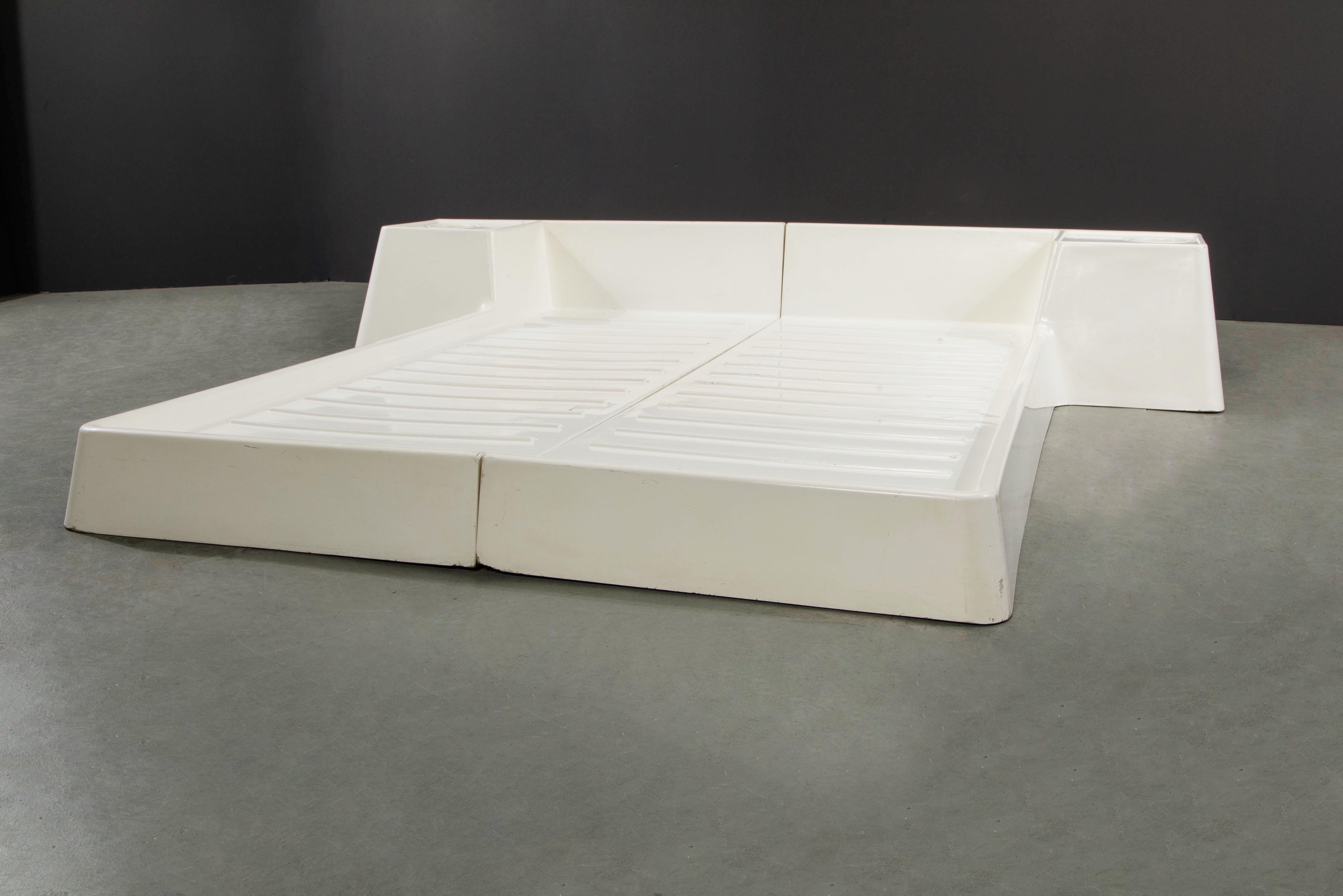 molded plastic bed frame