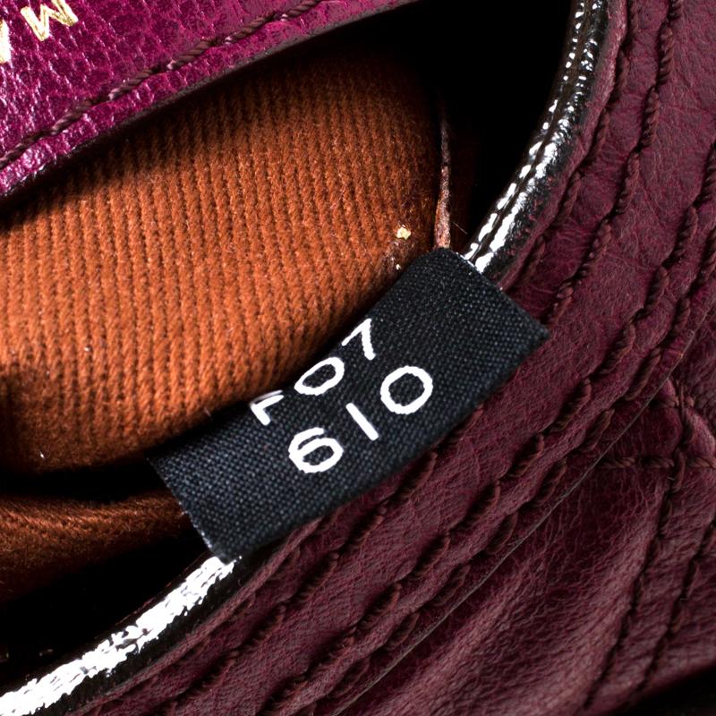 Women's Marc Jacob Burgundy Quilted Leather Shoulder Bag