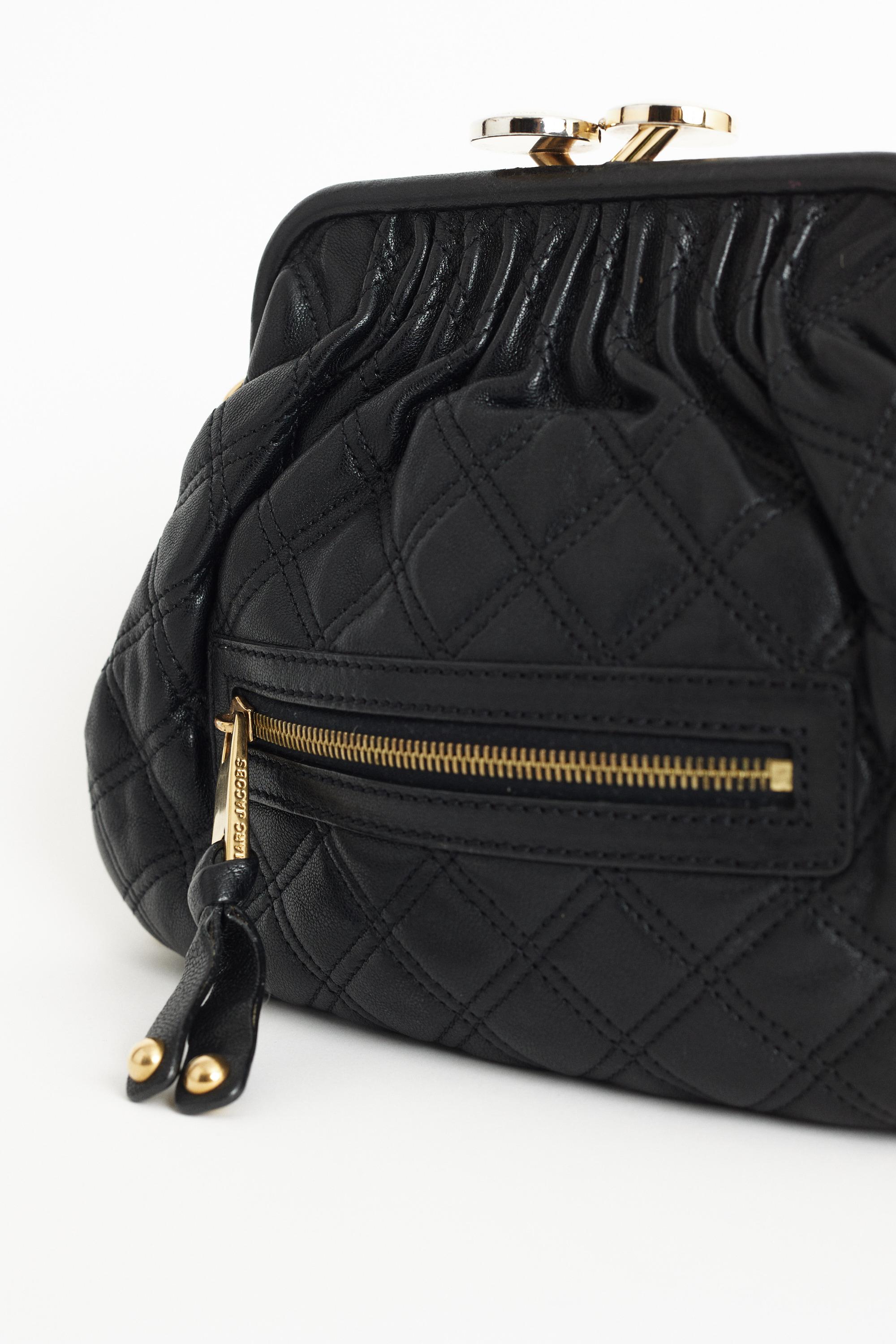 Black Marc Jacobs 2009 Stam Purse Bag For Sale