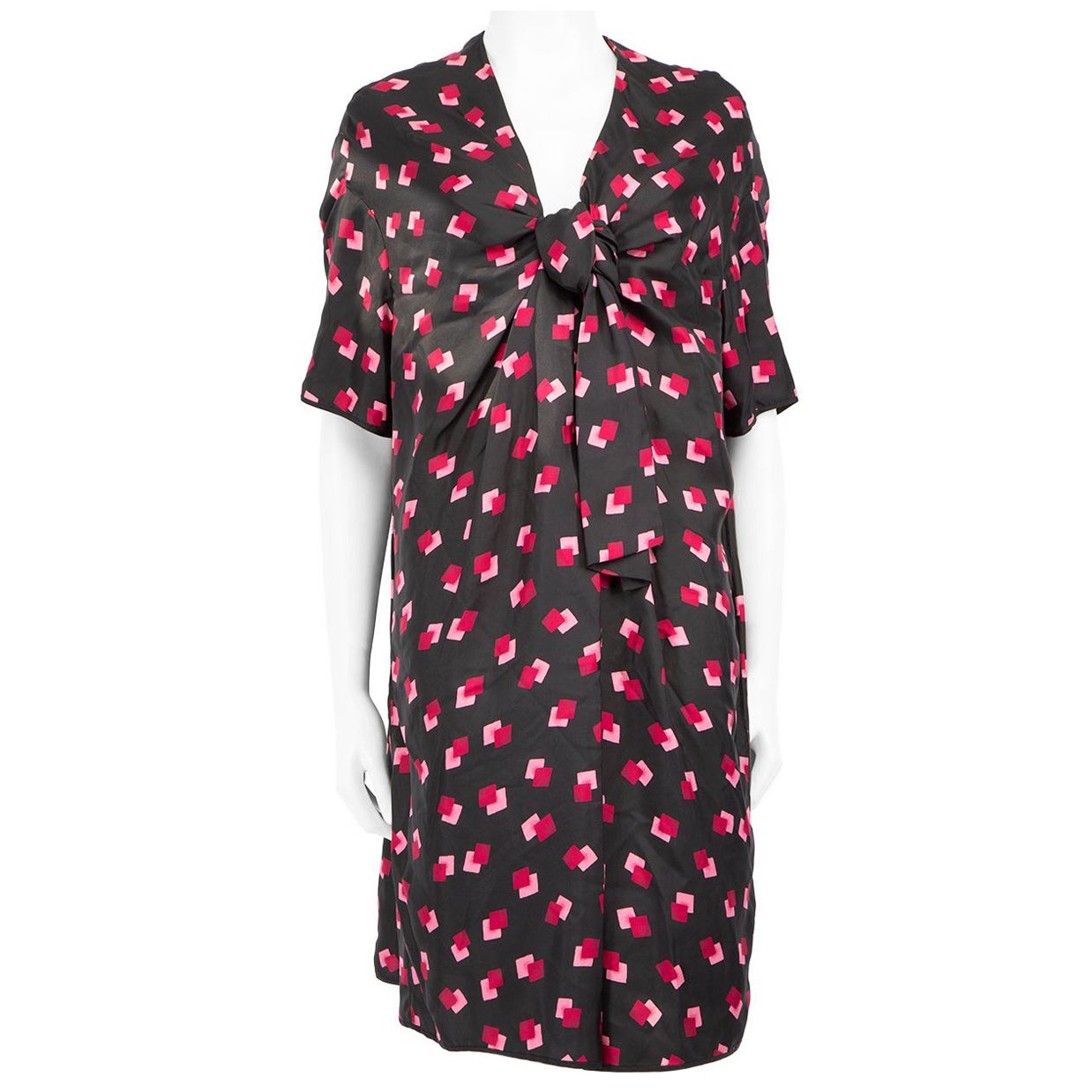 Marc Jacobs - Vestito in seta con stampa astratta - taglia L. in vendita