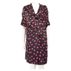 Marc Jacobs Abstract Print Silk Dress Size L