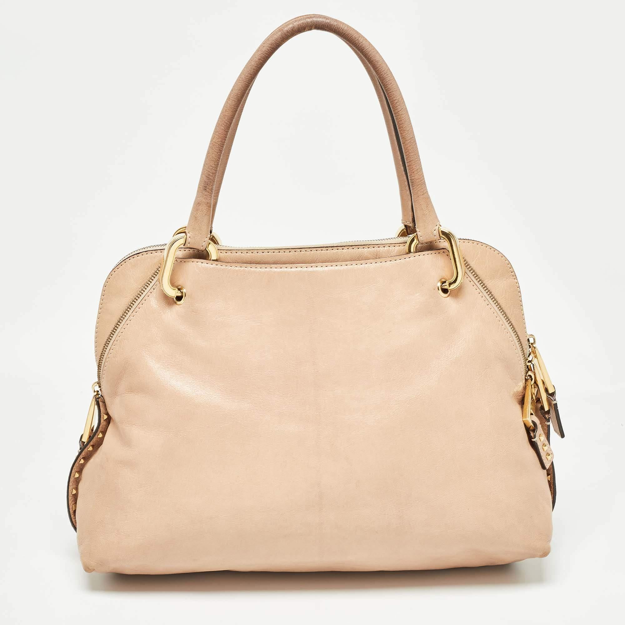 Marc Jacobs Bolso Paradise Rio de piel beige en Bastante bueno estado para la venta en Dubai, Al Qouz 2