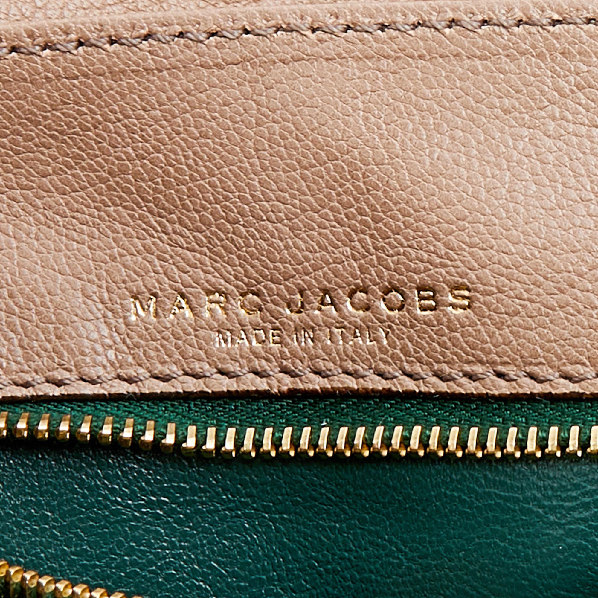 Marc Jacobs Beige Leather Stone Embellished Shoulder Bag 2