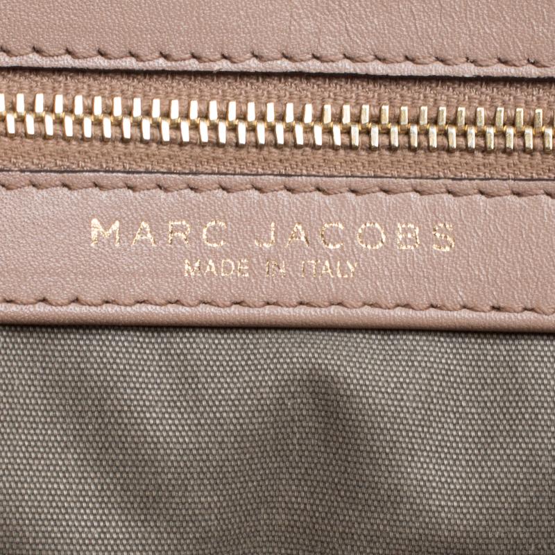 Marc Jacobs sacoche Thompson à poignée supérieure en cuir beige Pour femmes en vente