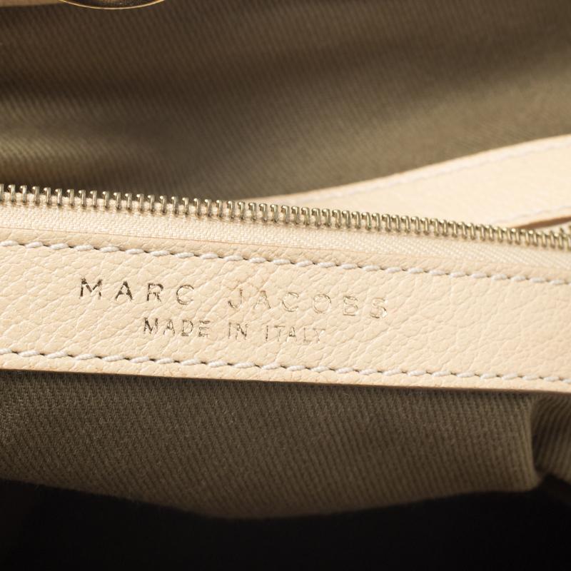 Marc Jacobs Beige Quilted Leather Stam Shoulder Bag 2