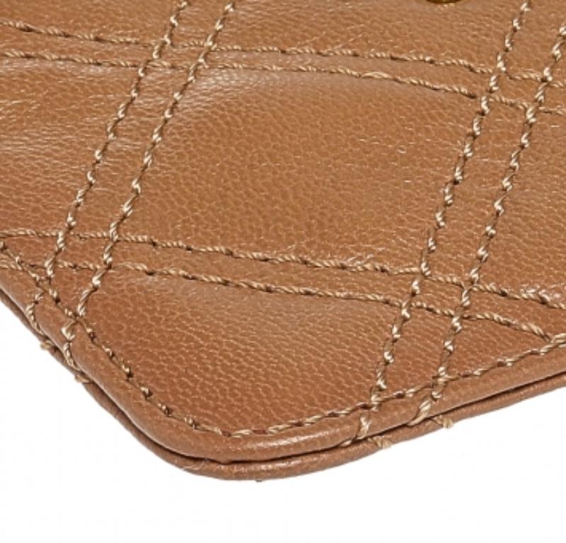 Marc Jacobs Beige Quilted Leather Wallet 1