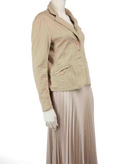 Marc Jacobs Beige Short Length Utility Jacket Size L