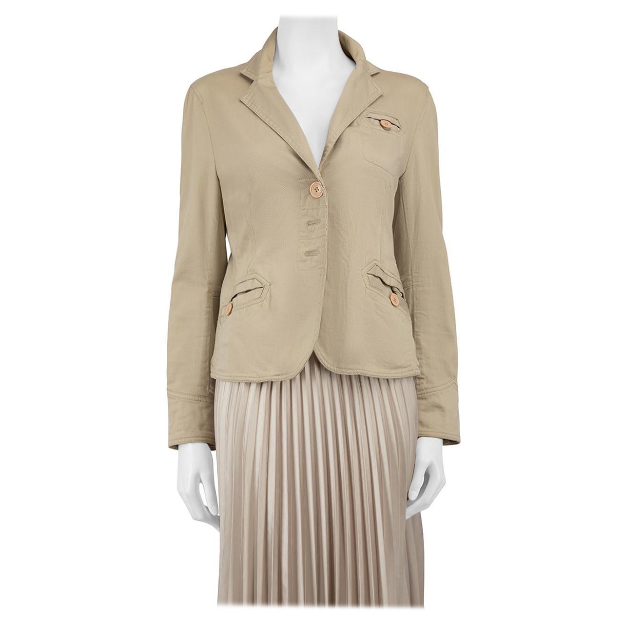 Marc Jacobs Beige Short Length Utility Jacket Size L