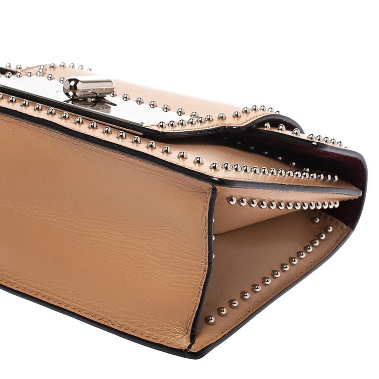 Marc Jacobs Beige Studded Leather Small Mischief Shoulder Bag at 1stDibs