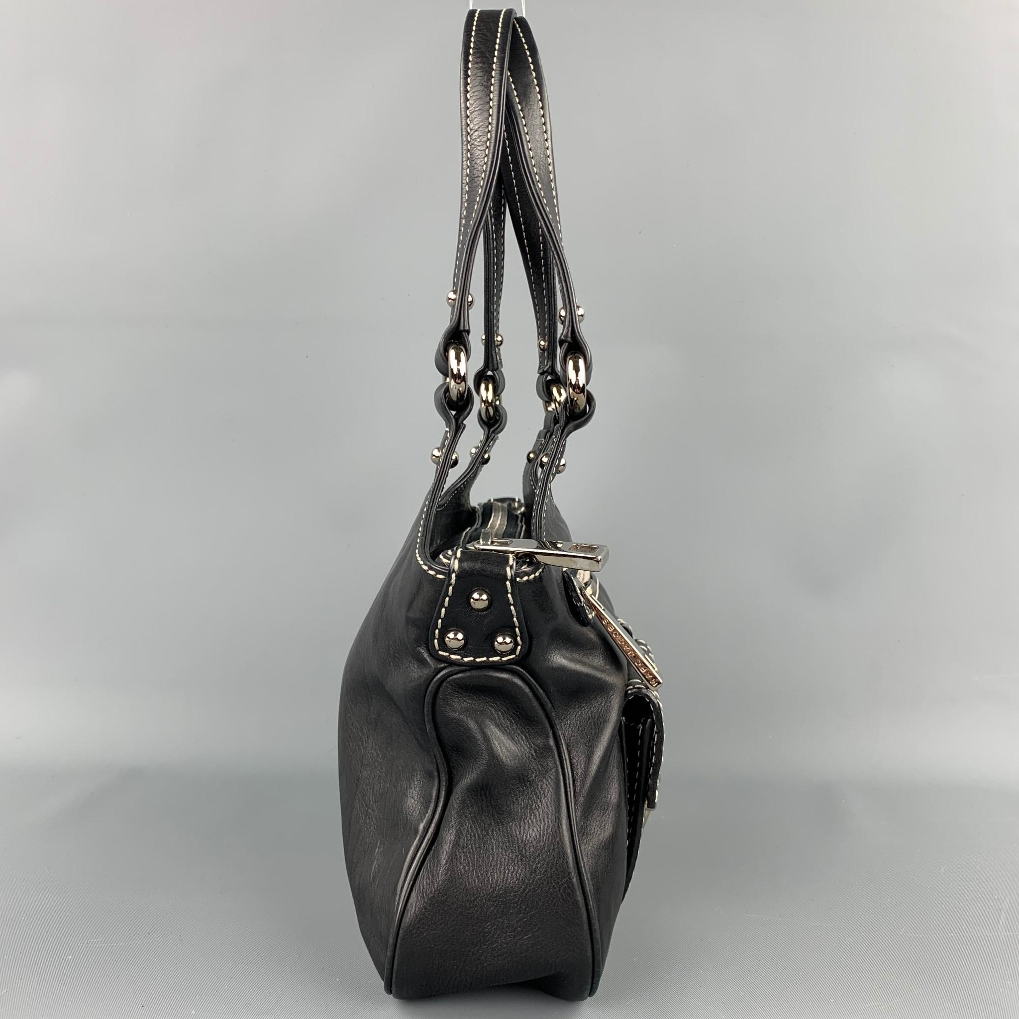 contrast stitch bag